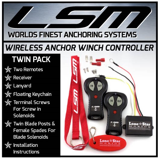 LSM GX Series Anchor Winch Wireless Remote Control Kit